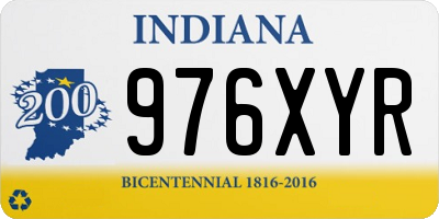 IN license plate 976XYR