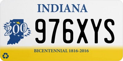 IN license plate 976XYS