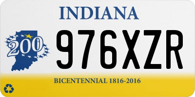 IN license plate 976XZR
