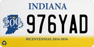 IN license plate 976YAD