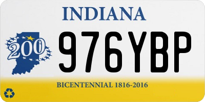 IN license plate 976YBP