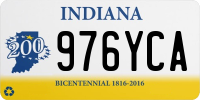 IN license plate 976YCA
