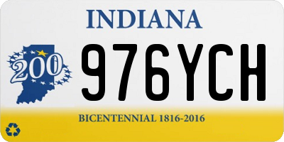 IN license plate 976YCH