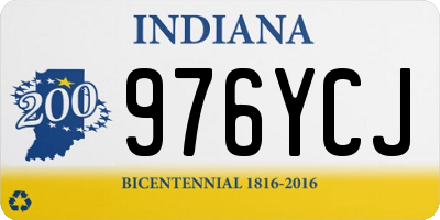 IN license plate 976YCJ
