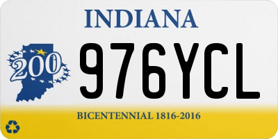 IN license plate 976YCL