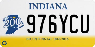 IN license plate 976YCU