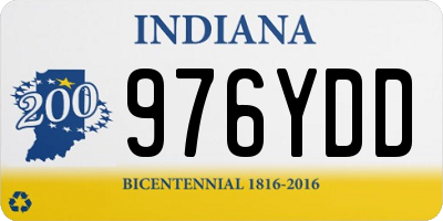 IN license plate 976YDD