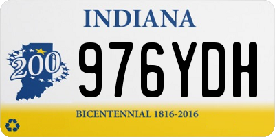 IN license plate 976YDH
