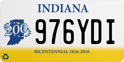 IN license plate 976YDI