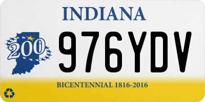 IN license plate 976YDV