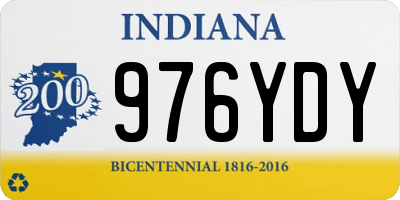 IN license plate 976YDY