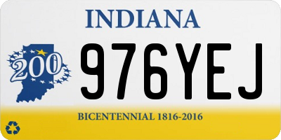 IN license plate 976YEJ