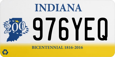IN license plate 976YEQ
