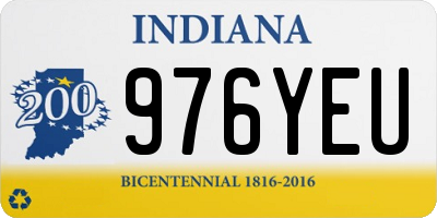 IN license plate 976YEU