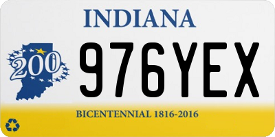 IN license plate 976YEX