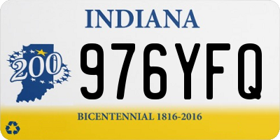 IN license plate 976YFQ