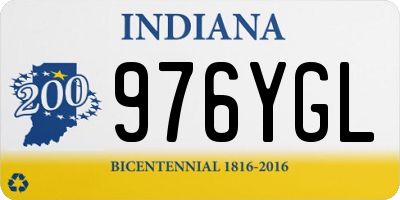 IN license plate 976YGL