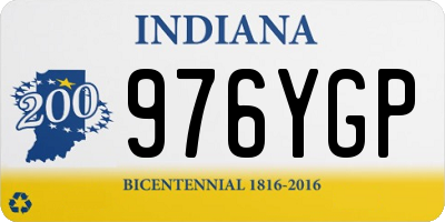 IN license plate 976YGP