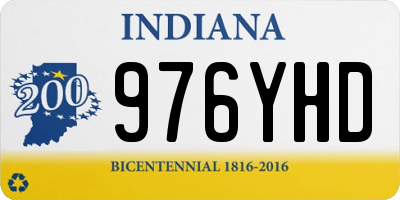 IN license plate 976YHD