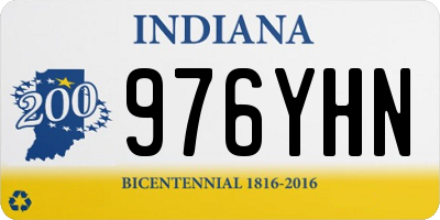 IN license plate 976YHN
