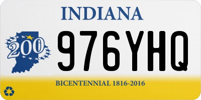 IN license plate 976YHQ
