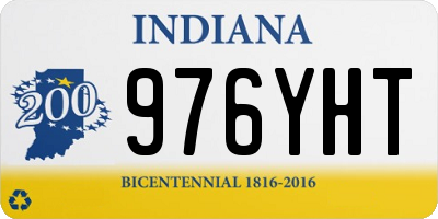 IN license plate 976YHT