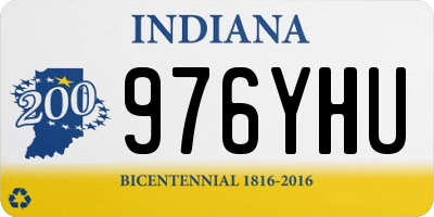 IN license plate 976YHU