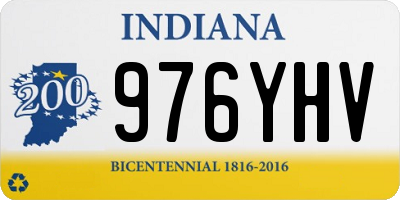 IN license plate 976YHV