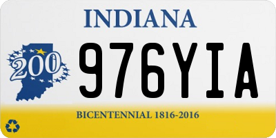 IN license plate 976YIA