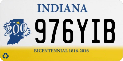 IN license plate 976YIB
