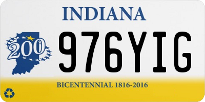 IN license plate 976YIG