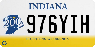 IN license plate 976YIH