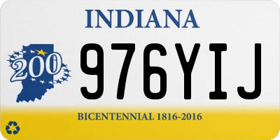 IN license plate 976YIJ