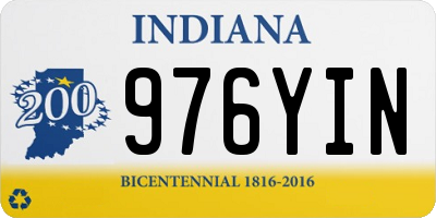 IN license plate 976YIN