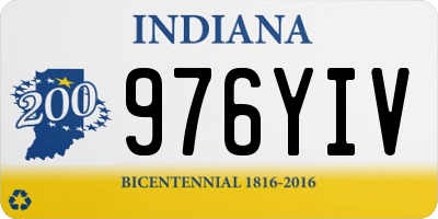 IN license plate 976YIV