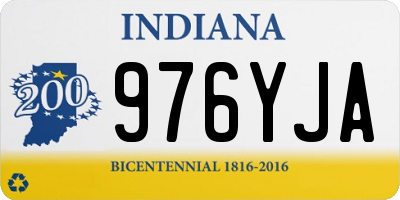 IN license plate 976YJA
