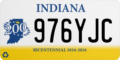 IN license plate 976YJC