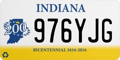 IN license plate 976YJG