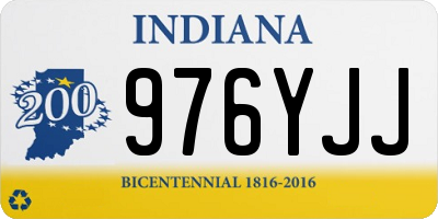 IN license plate 976YJJ