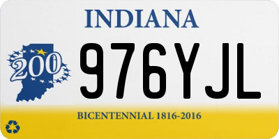 IN license plate 976YJL