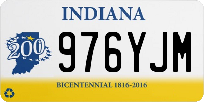 IN license plate 976YJM