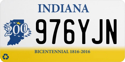 IN license plate 976YJN