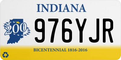 IN license plate 976YJR