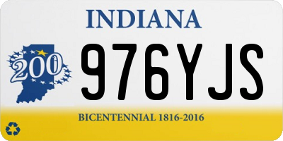 IN license plate 976YJS