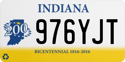 IN license plate 976YJT