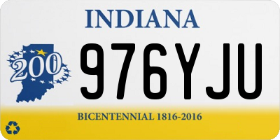 IN license plate 976YJU