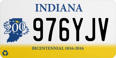 IN license plate 976YJV
