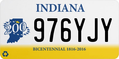 IN license plate 976YJY