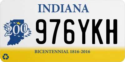 IN license plate 976YKH
