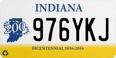 IN license plate 976YKJ